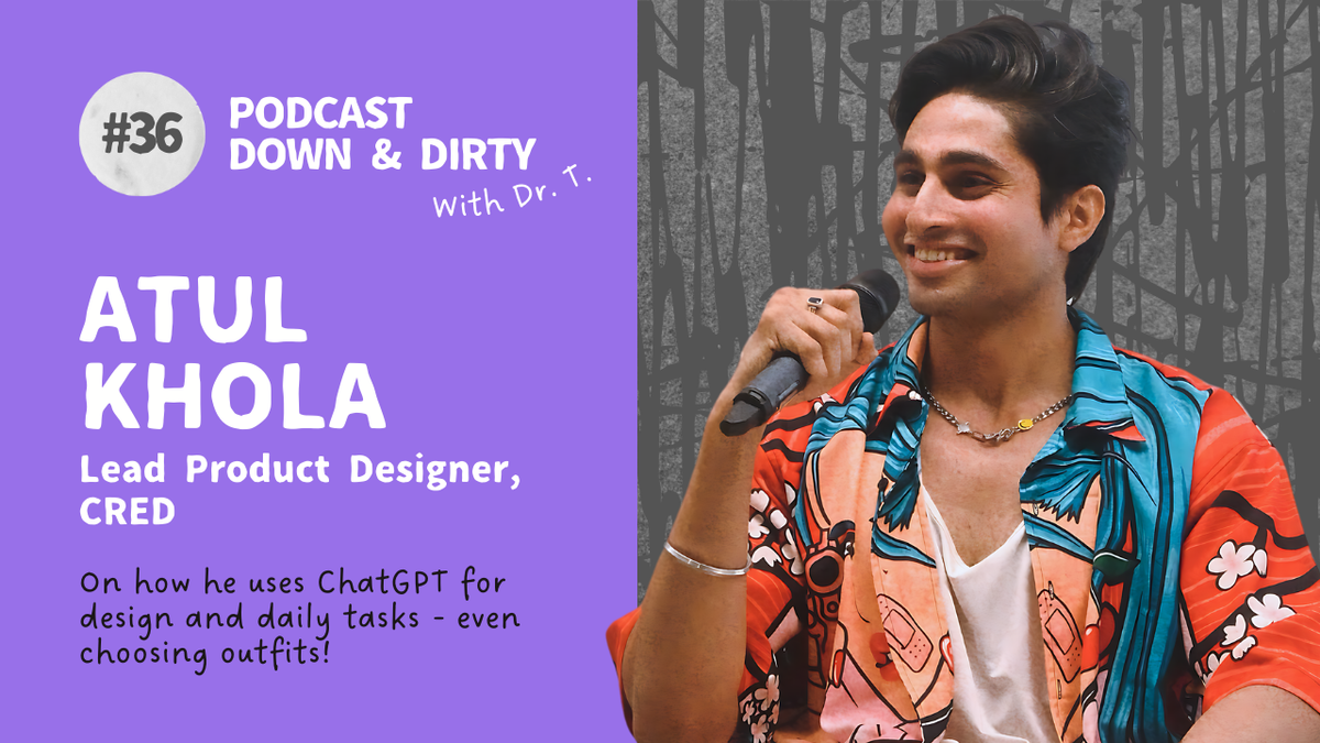 🎤How does Atul Khola, Lead Product Designer at CRED, integrate AI in design and daily life?