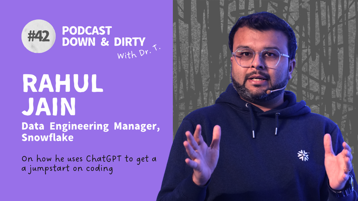 🎤How does this Data Engineering Manager use ChatGPT to get a jumpstart on coding?